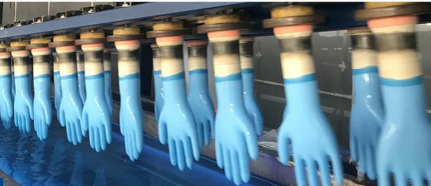 Production of 56 medical nitrile production line
